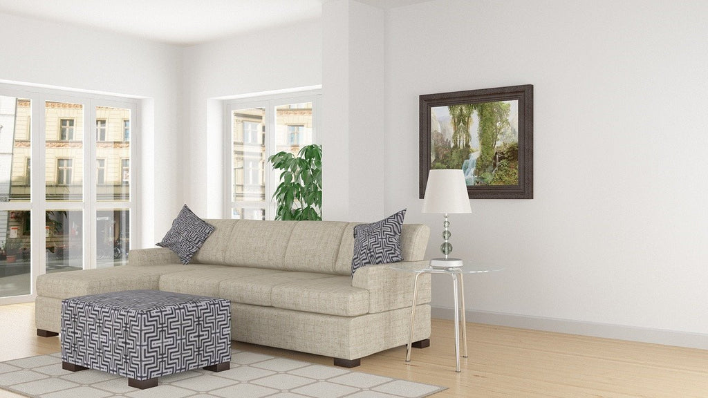 Bahama Sofa with Chaise (Straw)