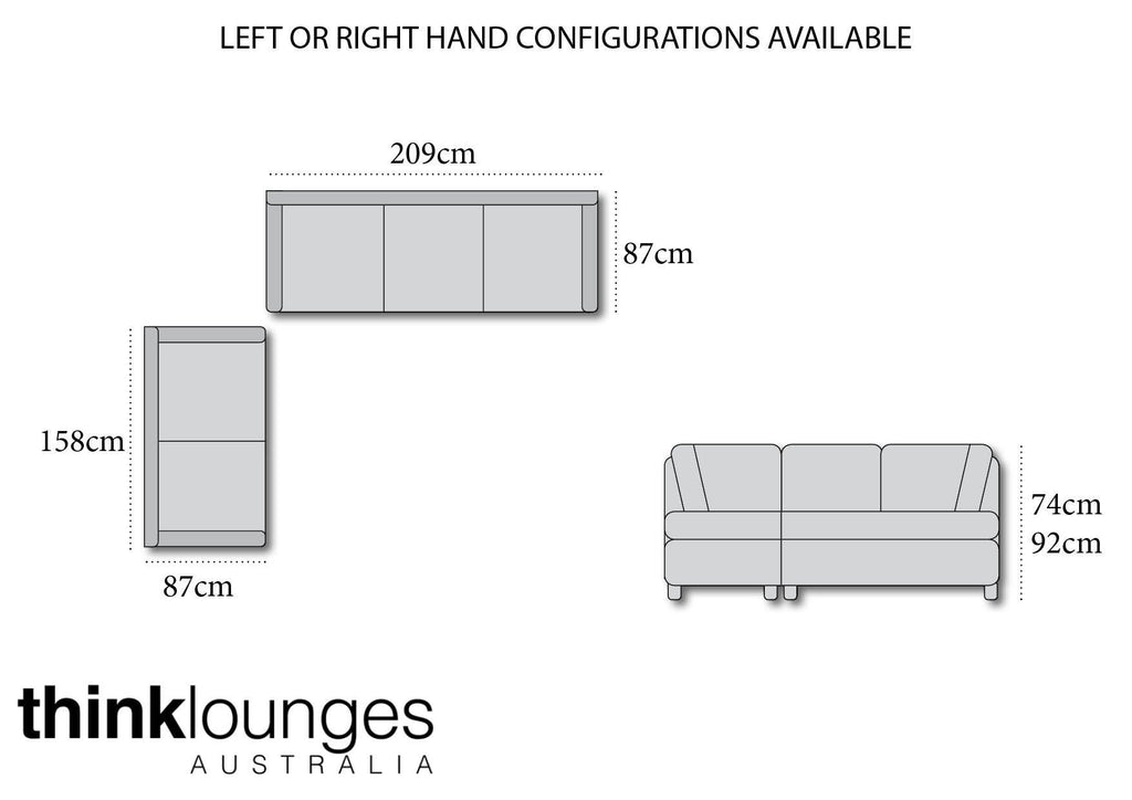 Affinity Sofa and Loveseat (Grey)