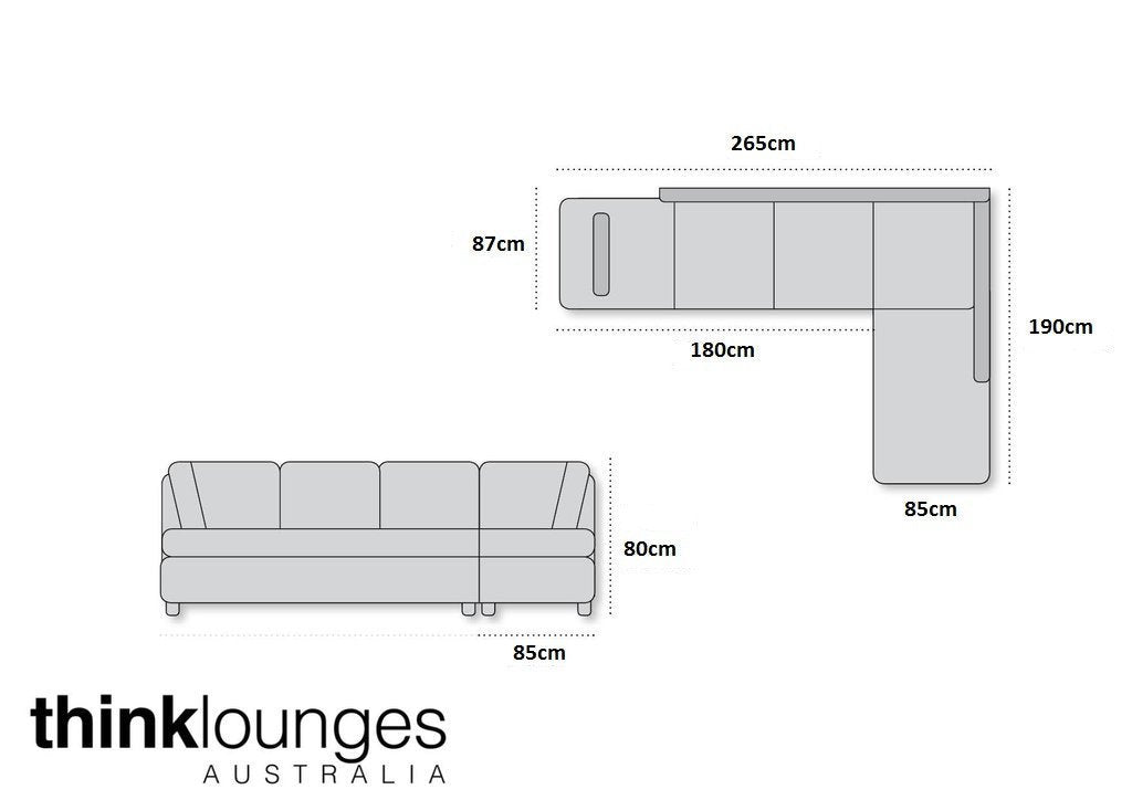 White Lounge | Chaise Sofa | Alpha White