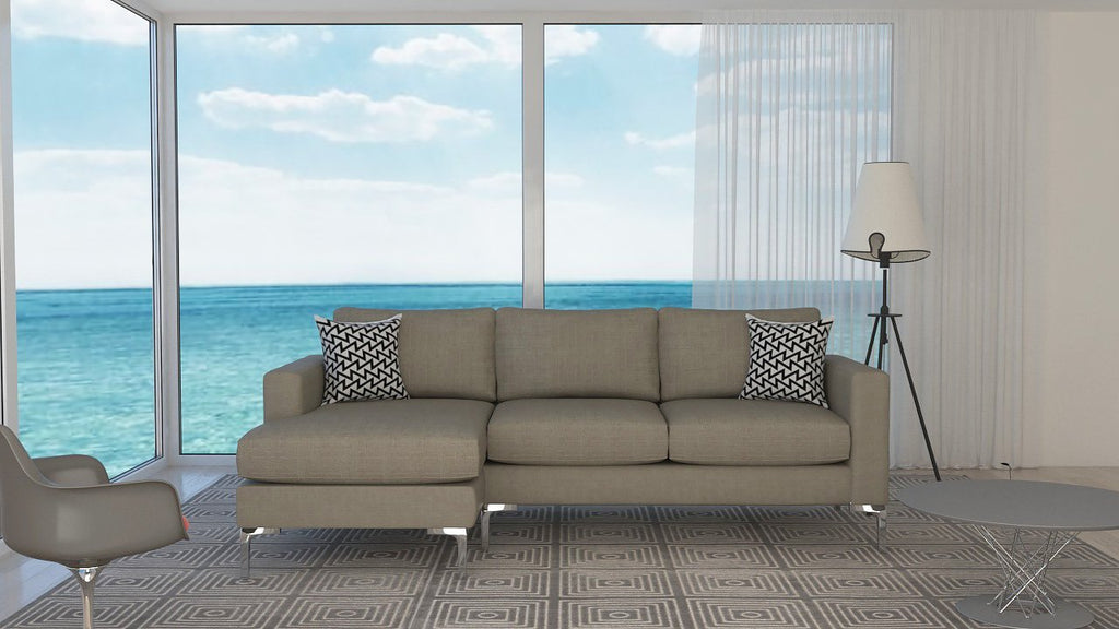 Bentley 3.5 Seater Chaise Lounge (Cinnamon)