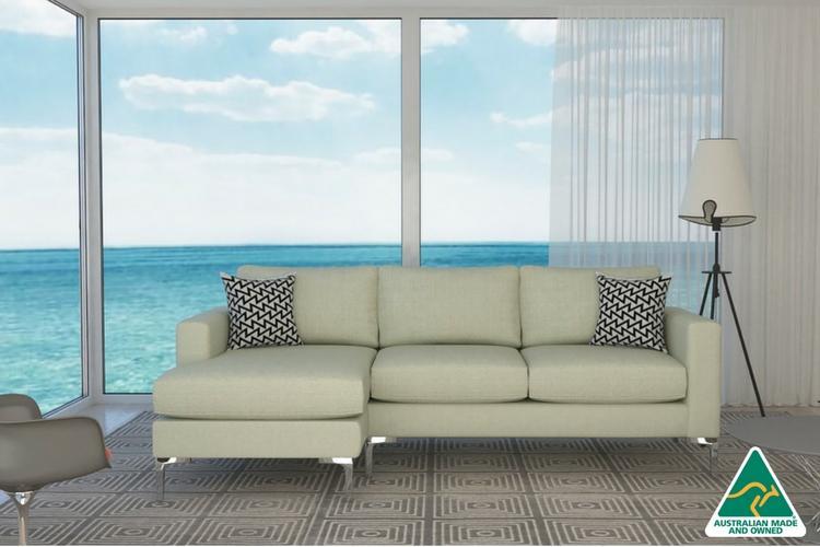 Bentley 3.5 Seater Chaise Lounge (Porcelain)