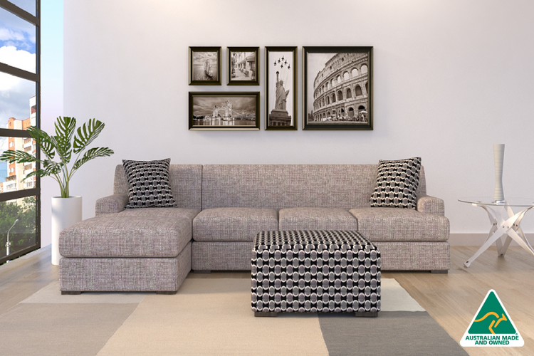 A-Byron Sofa with Chaise (Oak)