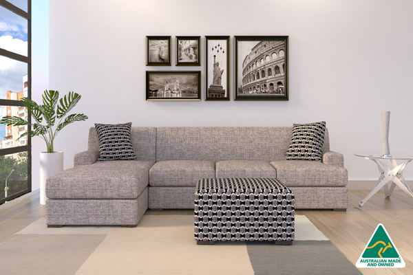 A-Byron Sofa with Chaise (Oak)