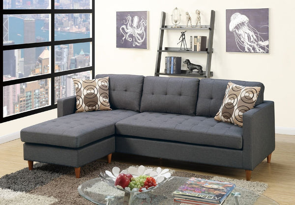 Charlie 3 Seater + Chaise ( Grey )