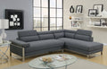 Charcoal Lounge | Chaise Sofa | LA Lounge Charcoal