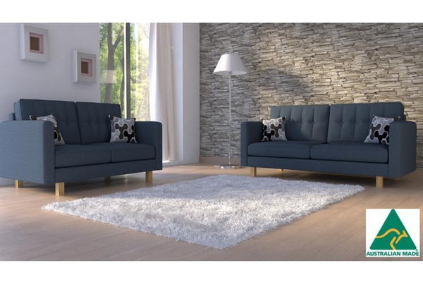 London 2 + 3 Seat Sofa Set (Emerald)