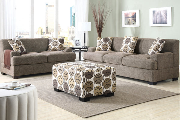 Byron Sofa & Loveseat (Slate)