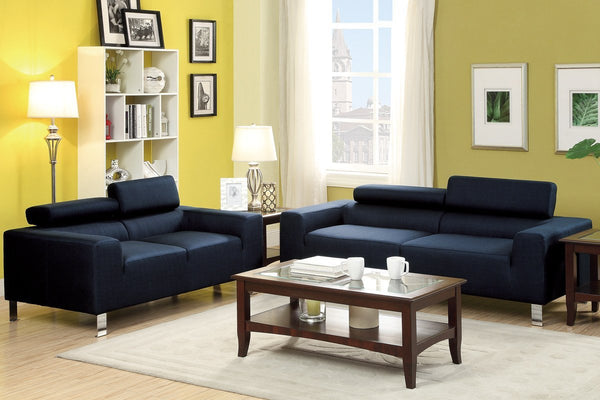 Affinity Sofa and Loveseat (Blue)