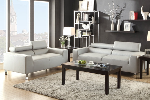 Affinity Sofa and Loveseat (Grey)