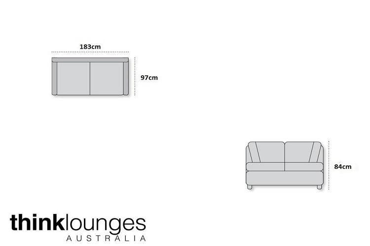 Axton 2.5 and 3 Seater ( Classic Brown )