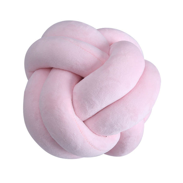 Handmade Knot Ball Pillow