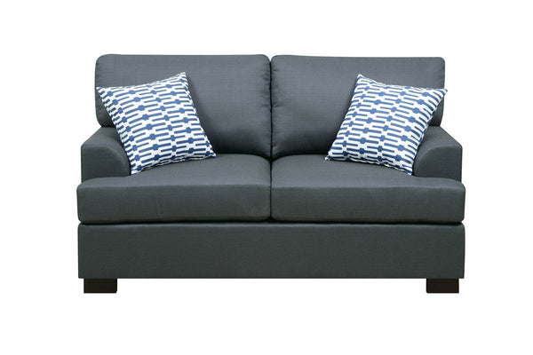 Bahama Loveseat (Slate Black)