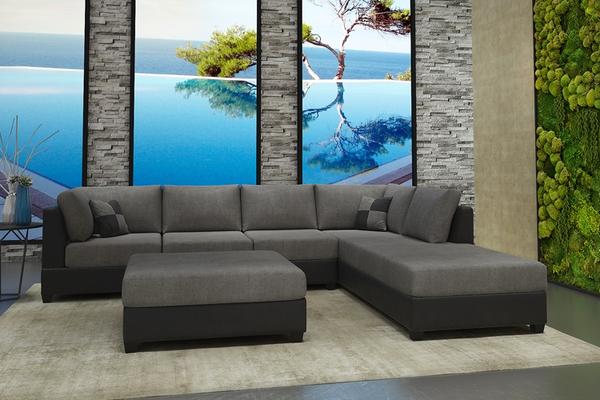 Grey Lounge | Chaise Lounge | Stella Dark Gray